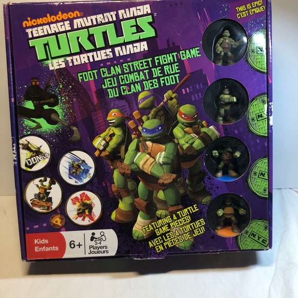 Teenage Mutant Ninja Turtles Foot Clan Street Fight Game 2014 French instruction - Picture 8 of 16